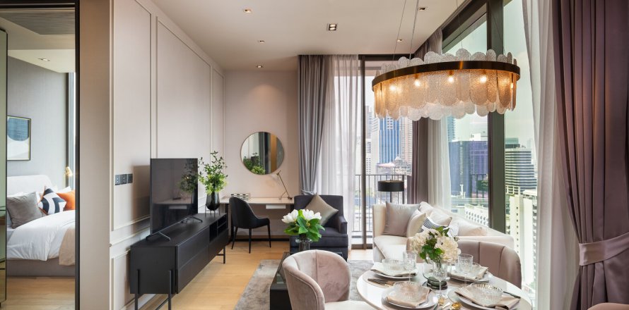 Кондоминиум с 2 спальнями в Бангкоке, Таиланд в 28 CHIDLOM № 123195