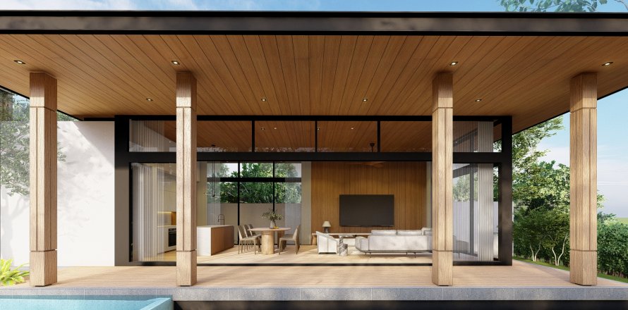 Вилла в Банг Тао, Таиланд с 5 комнатами  № 71544