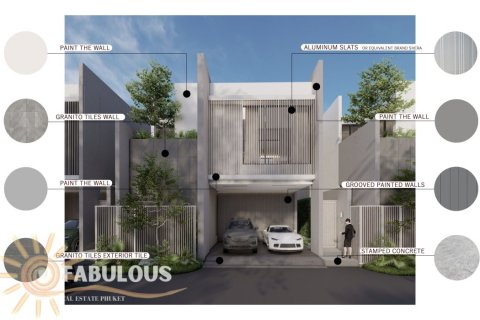 Вилла в Чалонге, Таиланд с 3 спальнями  № 81727 - фото 19