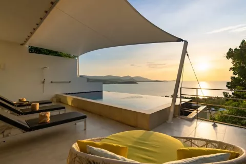 Вилла в Самуи, Таиланд с 3 спальнями  № 141594 - фото 26