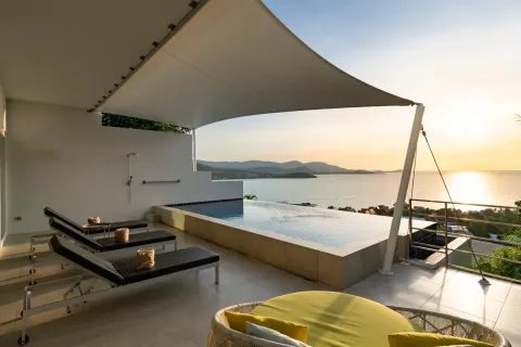 Вилла в Самуи, Таиланд с 3 спальнями  № 141594 - фото 23