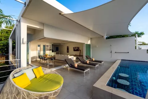 Вилла в Самуи, Таиланд с 3 спальнями  № 141594 - фото 24