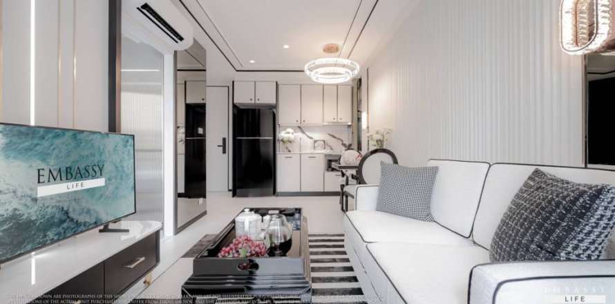 Кондоминиум с 1 спальней в Паттайе, Таиланд № 132955