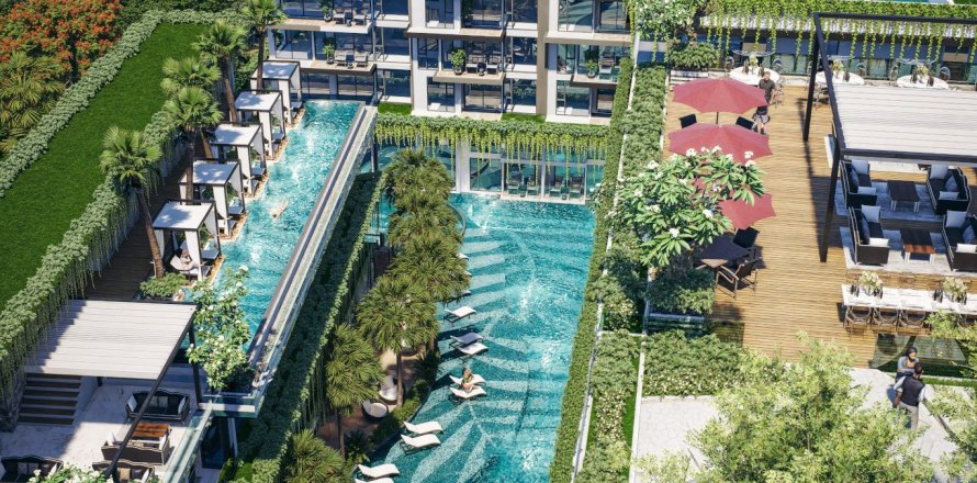 Кондоминиум с 3 комнатами в Паттайе, Таиланд в The Riviera Beverly Hills № 123428