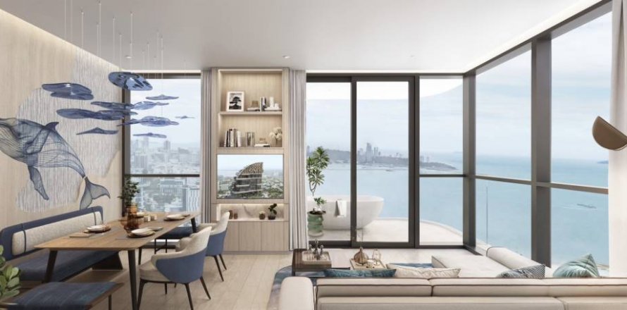 Condo in Pattaya, Thailand, 3 bedrooms  № 124532