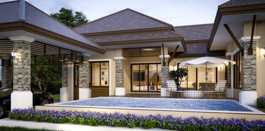 Дом в Хуа Хине, Таиланд с 3 спальнями  № 125231