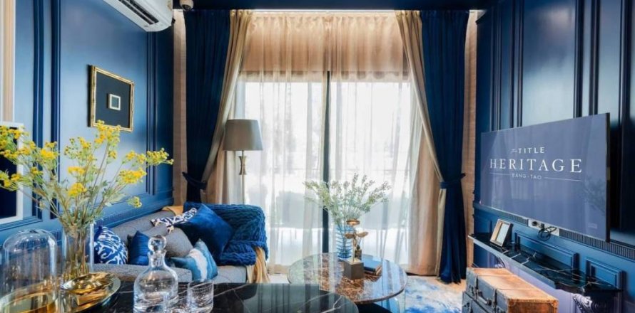 Кондоминиум с 1 спальней в Банг Тао, Таиланд № 124478