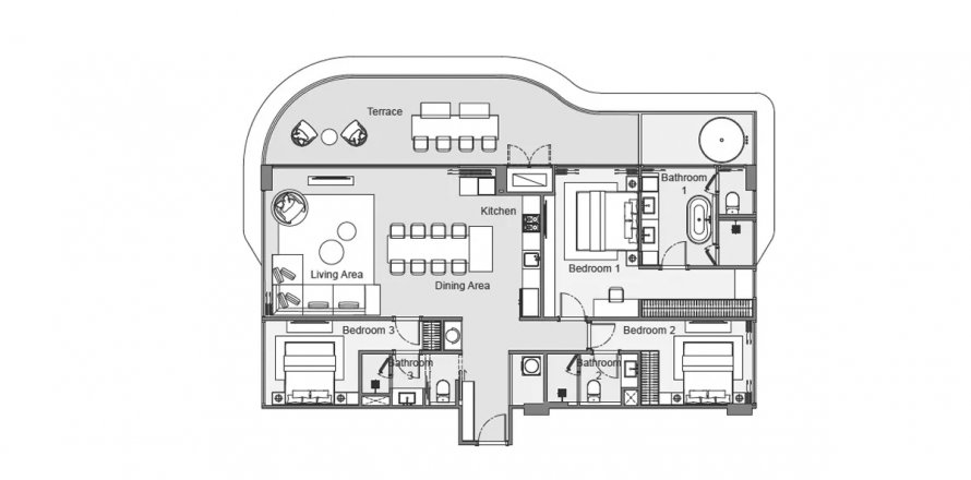 ЖК Laguna Beach Residences Bayside в Банг Тао, Таиланд № 130566 - фото 1