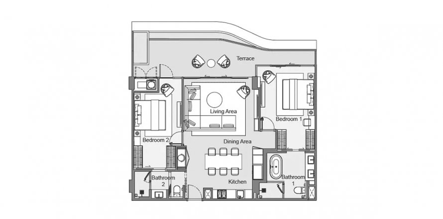 ЖК Laguna Beach Residences Bayside в Банг Тао, Таиланд № 130566 - фото 1