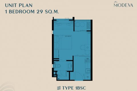 Квартира в Паттайе, Таиланд с 1 комнатой № 130391 - фото 2