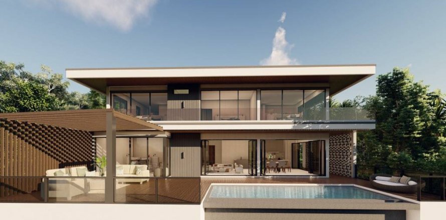 Villa à Ko Samui, Thaïlande 4 chambres № 86355