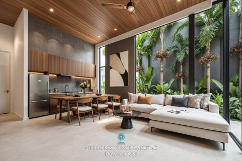 ทาวน์เฮาส์ในหาดลายัน, ประเทศไทย 3 ห้องนอน № 70792 - รูปถ่าย 3