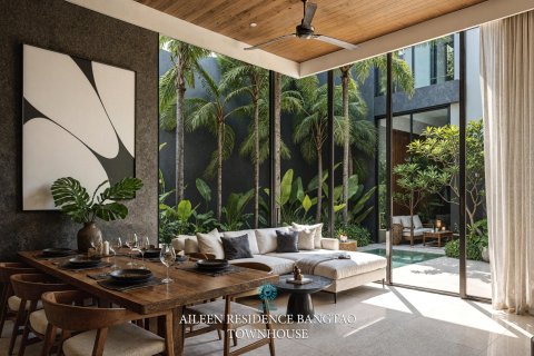 ทาวน์เฮาส์ในหาดลายัน, ประเทศไทย 3 ห้องนอน № 70792 - รูปถ่าย 16
