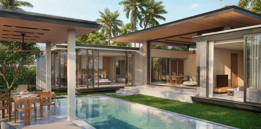 Villa sur Naithon Beach, Thaïlande 3 chambres № 70742