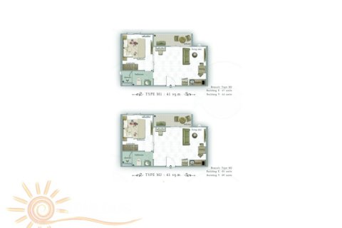 Condo à Rawai, Thaïlande, 1 chambre  № 124245 - photo 12