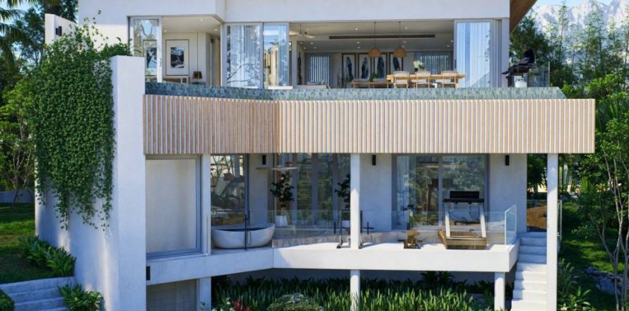 Вилла в Самуи, Таиланд с 4 спальнями  № 133017