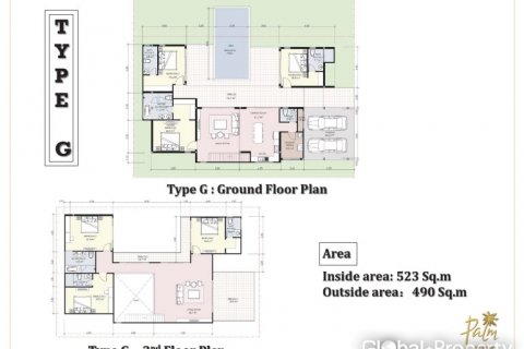 Дом в Паттайе, Таиланд с 3 спальнями № 100801 - фото 29