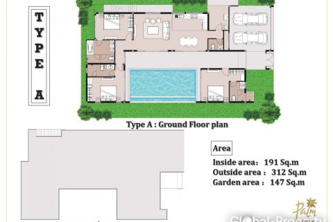 Дом в Паттайе, Таиланд с 3 спальнями № 100801 - фото 10