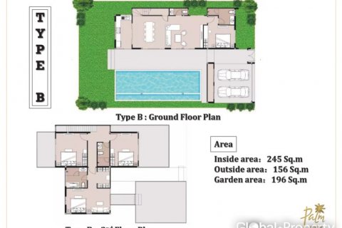 Дом в Паттайе, Таиланд с 3 спальнями № 100801 - фото 13