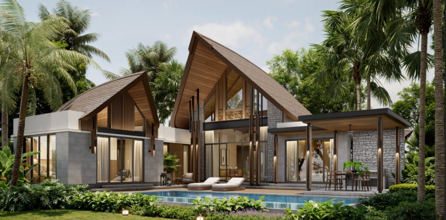 Villa à Bang Tao, Thaïlande 4 chambres № 75959