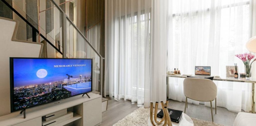 Дуплекс в Хуай Кванге, Бангкок, Таиланд с 1 спальней  № 99990