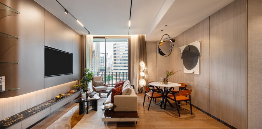 Condo à Pathum Wan, Bangkok, Thaïlande, 2 chambres  № 126374