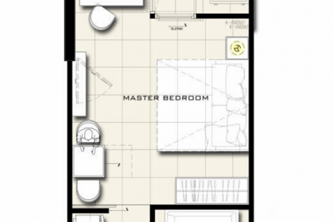 Condo à Bangkok, Thaïlande, 1 chambre  № 142921 - photo 7