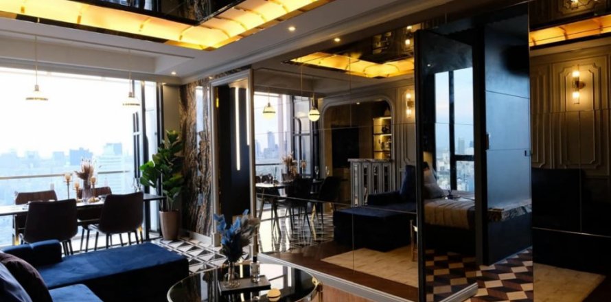 Кондоминиум с 2 спальнями в Дин Даенге, Бангкок, Таиланд № 123824