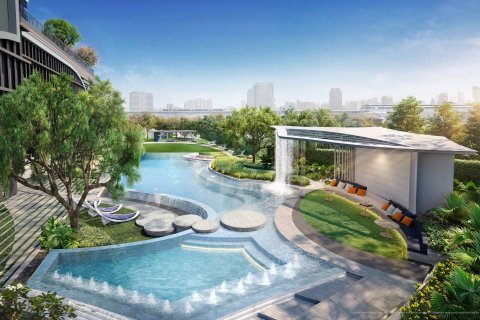 Кондоминиум с 2 спальнями в Бангне, Бангкок, Таиланд № 132523 - фото 4