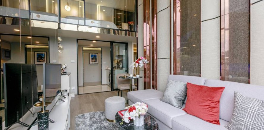 Duplex à Huai Khwang, Bangkok, Thaïlande 1 chambre № 104468