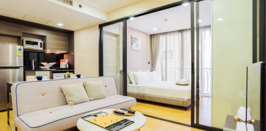 Кондоминиум с 1 спальней в Бангкоке, Таиланд № 143957