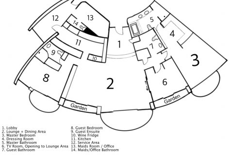Кондоминиум с 2 спальнями в Бангкоке, Таиланд № 143616 - фото 22