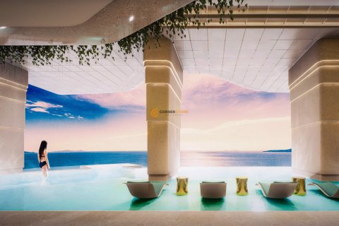 Студия в кондо на Пляж Джомтьен, Паттайя, Таиланд № 119418 - фото 3