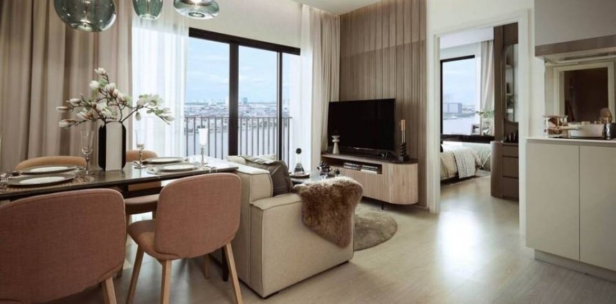 Condo à Bangkok, Thaïlande, 2 chambres  № 106785