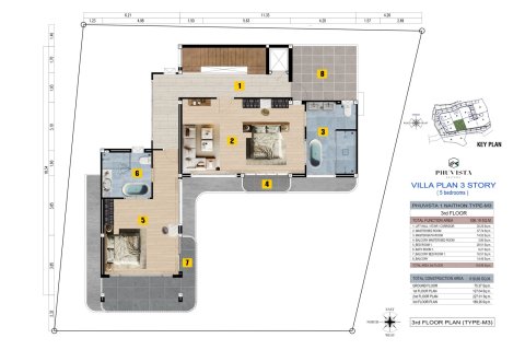 Villa sur Naithon Beach, Thaïlande 4 chambres № 70787 - photo 4