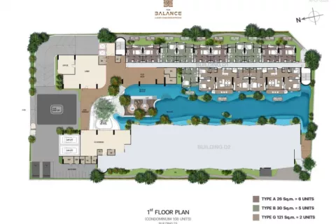Apartment in Phuket, Thailand 2 bedrooms № 119560 - photo 12