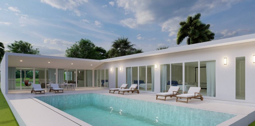 Дом в Хуа Хине, Таиланд с 4 спальнями  № 125194