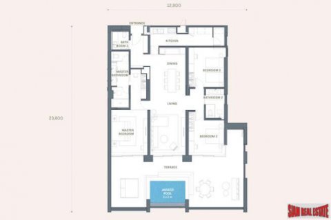 Apartment on Layan Beach, Thailand 3 bedrooms № 121321 - photo 28