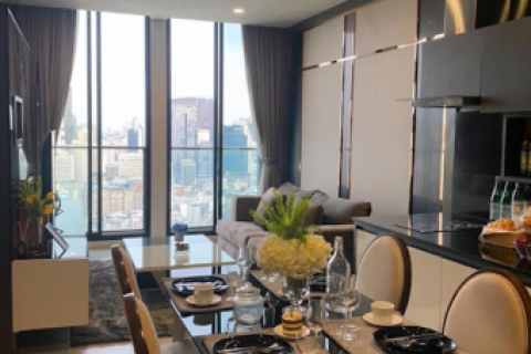 Studio in the Condo in Pathum Wan, Bangkok, Thailand  № 123600 - photo 1