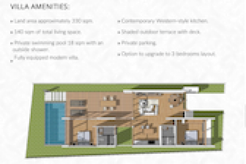 Дом в Пангане, Таиланд с 2 спальнями  № 123594 - фото 12