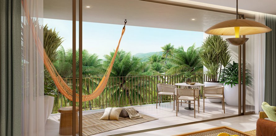 Квартира в Surfhouse Residences, Банг Тао, Таиланд с 3 спальнями № 126897