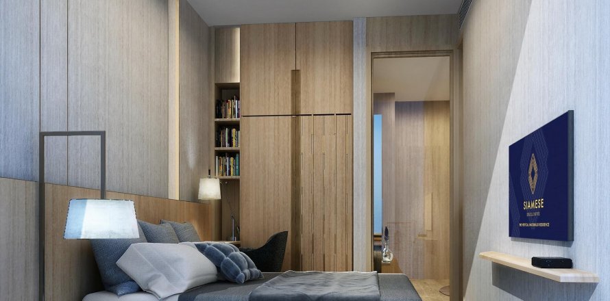 Condo à Khlong Toei, Bangkok, Thaïlande, 1 chambre à Wyndham Garden Residence  № 130548