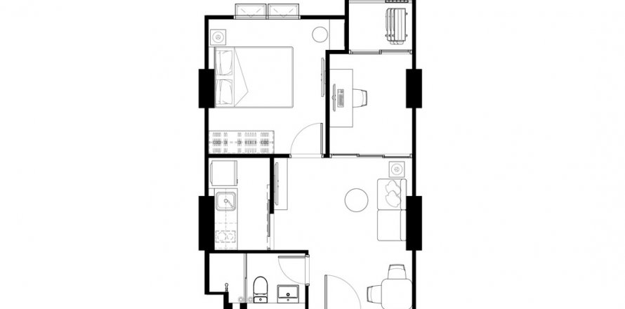 Hors-plan Supalai Parc Ekkamai-Pattanakarn à Suan Luang, Bangkok, Thaïlande № 130835 - photo 1