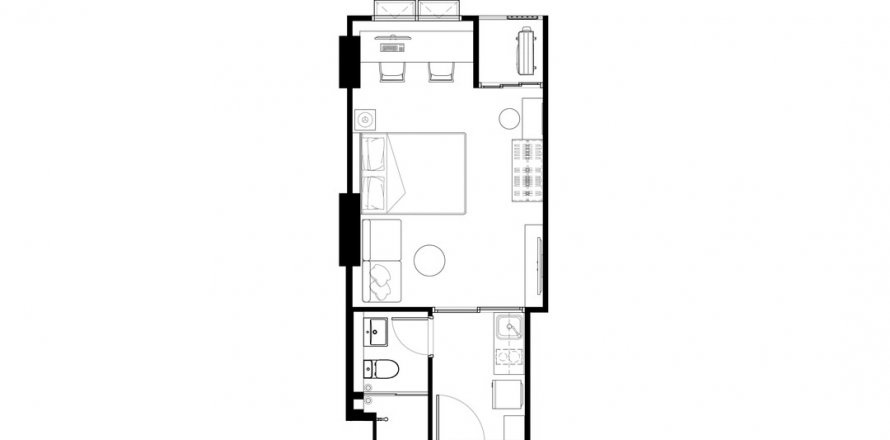Hors-plan Supalai Parc Ekkamai-Pattanakarn à Suan Luang, Bangkok, Thaïlande № 130835 - photo 1