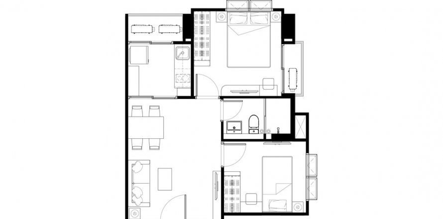 Hors-plan Supalai Parc Ekkamai-Pattanakarn à Suan Luang, Bangkok, Thaïlande № 130835 - photo 1