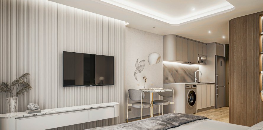 Квартира в Паттайе, Таиланд с 2 комнатами  № 130421