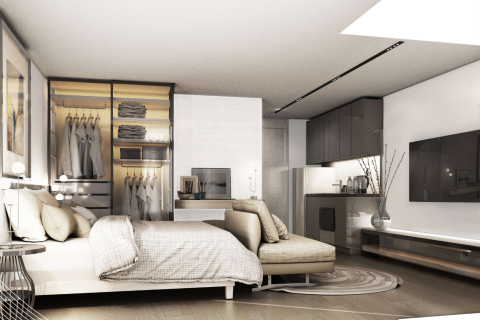 Квартира в Паттайе, Таиланд с 3 комнатами  № 130427