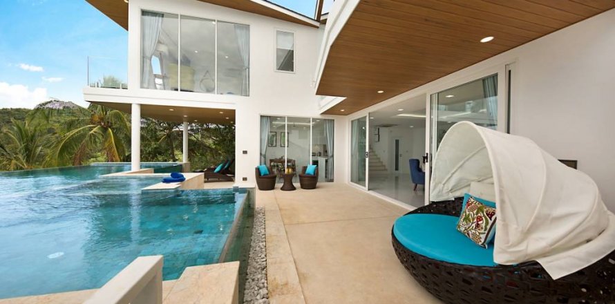 Villa à Ko Samui, Thaïlande 3 chambres № 104580