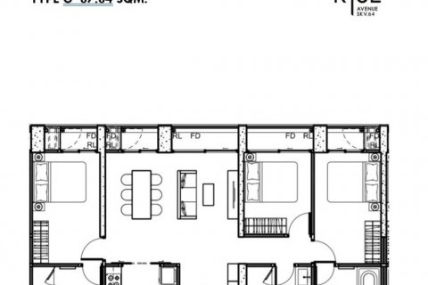 Penthouse in Bangkok, Thailand 3 bedrooms № 86173 - photo 1