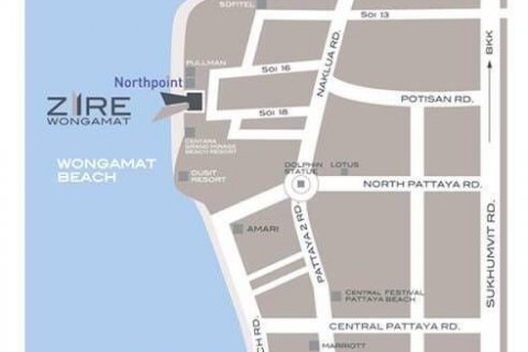 Studio dans le Condo à Pattaya, Thaïlande № 142218 - photo 27